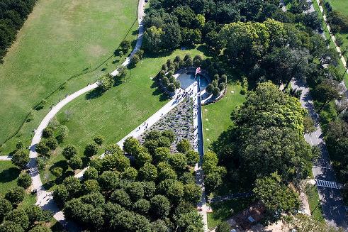 Aerial View-Korean War Memorial-Washignton, D.C. 