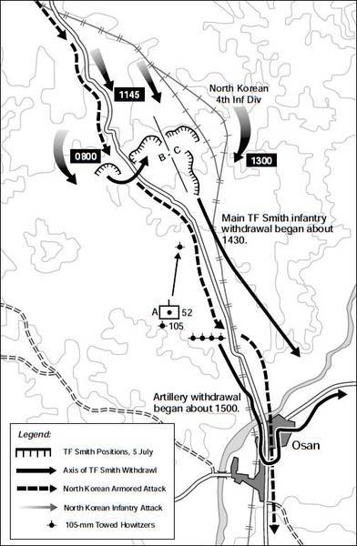 GENERAL OVERVIEW OF BATTLE AT OSAN 
