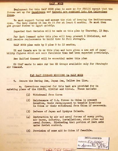 P 5/11 JCS War Plan for 1949