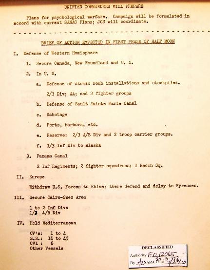 P 10/11 JCS War Plan for 1949
