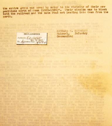 21ST INFANTRY REGIMEN WAR DIARY 4 JULY 1950 - PAGE 2 