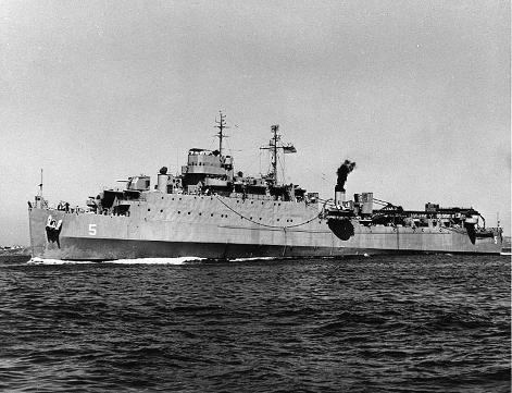 LANDING SHIP DOCK-USS GUNSTON HALL