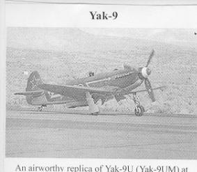 YAK-9 fighter